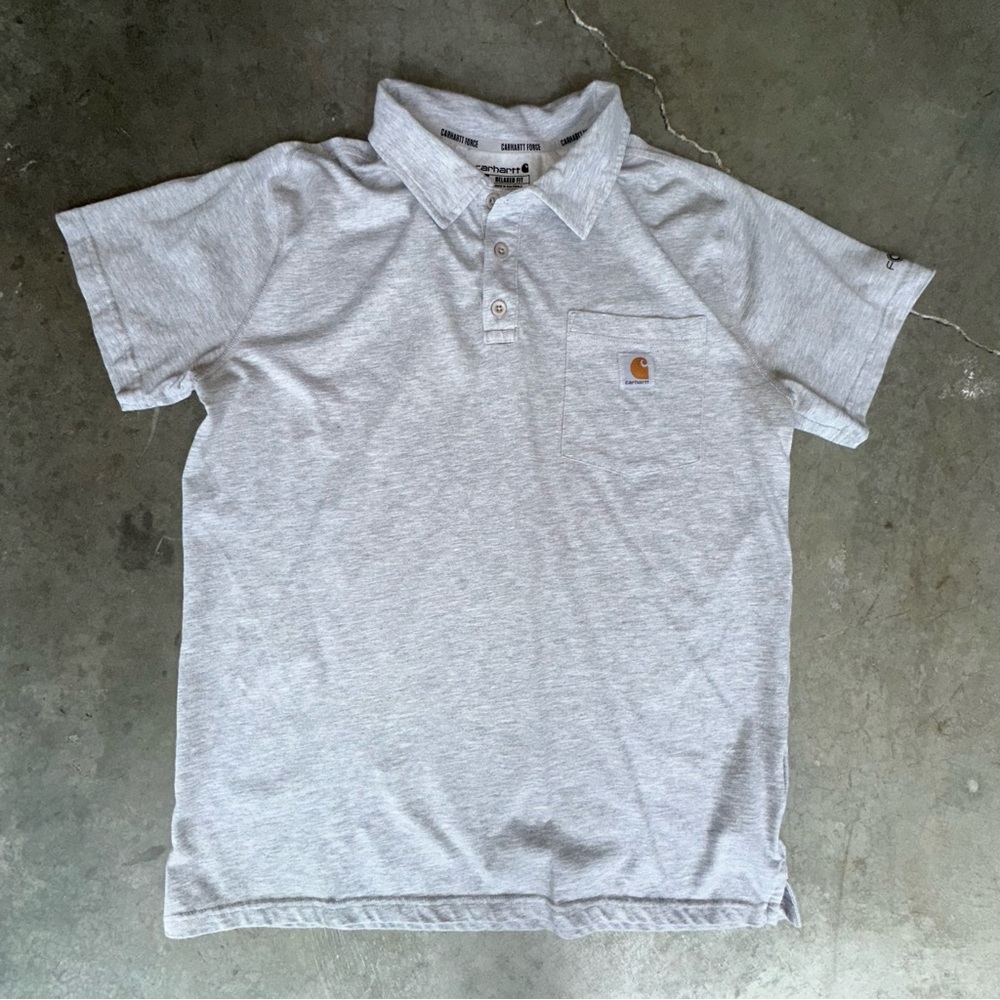 Carhartt Light Gray Polo Shirt